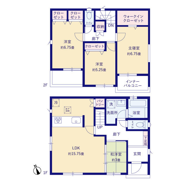 Fachada ou ambiente da casa 3ldk em kiyosu