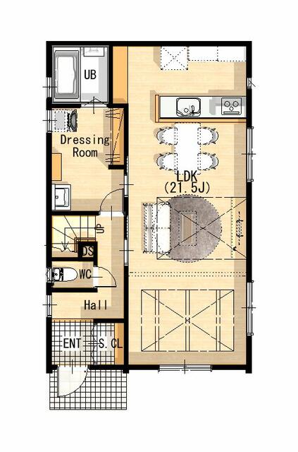 Fachada ou ambiente da casa 3ldk em nishio