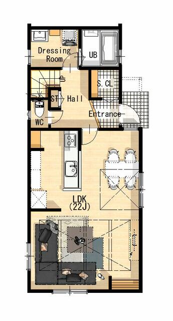 Fachada ou ambiente da casa 3ldk em toyohashi