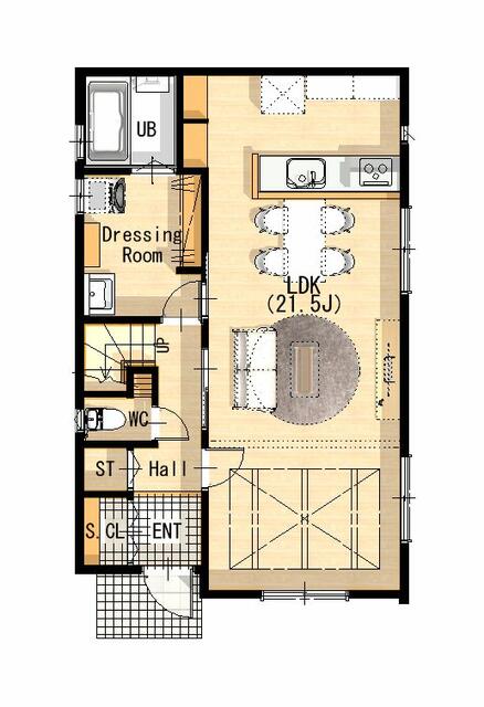 Fachada ou ambiente da casa 3ldk em nishio